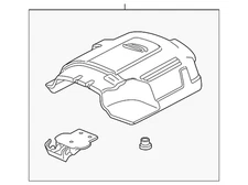 Genuine GM Engine Cover 12625893