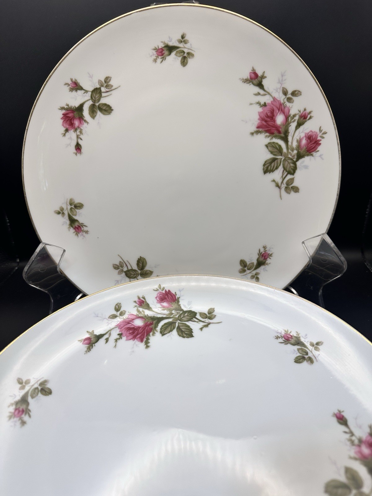 Of 4 &ndash; Japan Fine China Gold Rim 10&rdquo; Vintage