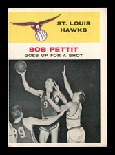 1961 Fleer #59 Bob Pettit IA VGEX X3499773