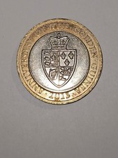 2 Pound Coin 2013 Anniversary of the Golden Guinea, Minting Errors, Circulated