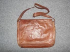 MATTEO MIO BY SALAMA VTG Y2K RUSTIC LEATHER MENS SATCHEL LAPTOP BAG