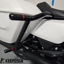 Saddle Bag Guards Crash Bar For Harley Road Glide Street Glide Special 2009-2025