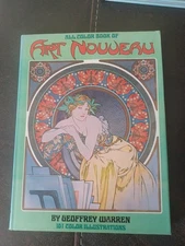 Vtg 1972 All Color Book of Art Nouveau Geoffrey Warren Hardcover Octopus Books