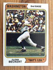 A BEAUTY/GREAT CENTERING-1974 TOPPS 