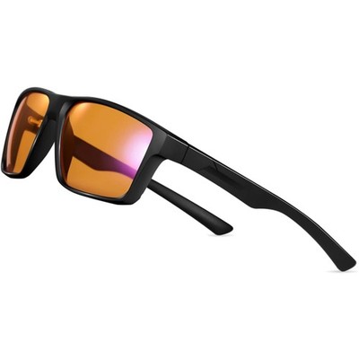 Blaulichtfilter Brille Damen Herren Gaming Computer UV Schutz Polycarbonat 99%