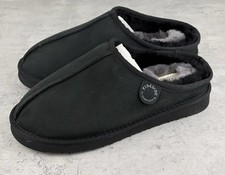 Fireside by Dearfoams Men's Grafton Genuine Shearling Clog Slipper Size 9 No Box
