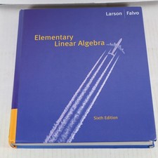 Elementary Linear Algebra - Hardcover By Larson, Ron - GOOD