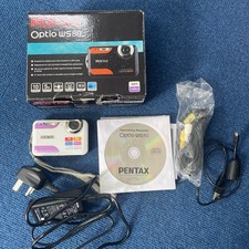 Pentax Underwater Digital Camera Optio WS80 8.0MP White Boxed Working W