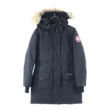 CANADA GOOSE TRILLIUM PARKA 6660LA Emblem Logo Zip-up Hooded Down Jacket Used f3