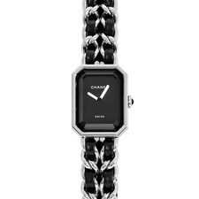 Chanel Premiere H7022 Stainless Steel 20.0mm Black Dial Quartz #YKW667
