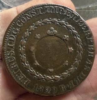 Brazil 40 Reis 1829 Grade EF