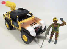 GI Joe Tiger Force Sting Jeep Truck 1988 Near Complete w  Roadblock Figure