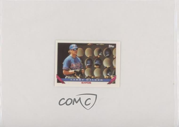 1993 Topps Factory Set Micro Larry Walker #95 HOF 8d2
