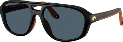 (Youth) COSTA DEL MAR matte black/gray STREET HEAT polarized 580P sunglasses NEW - Image 1 of 4
