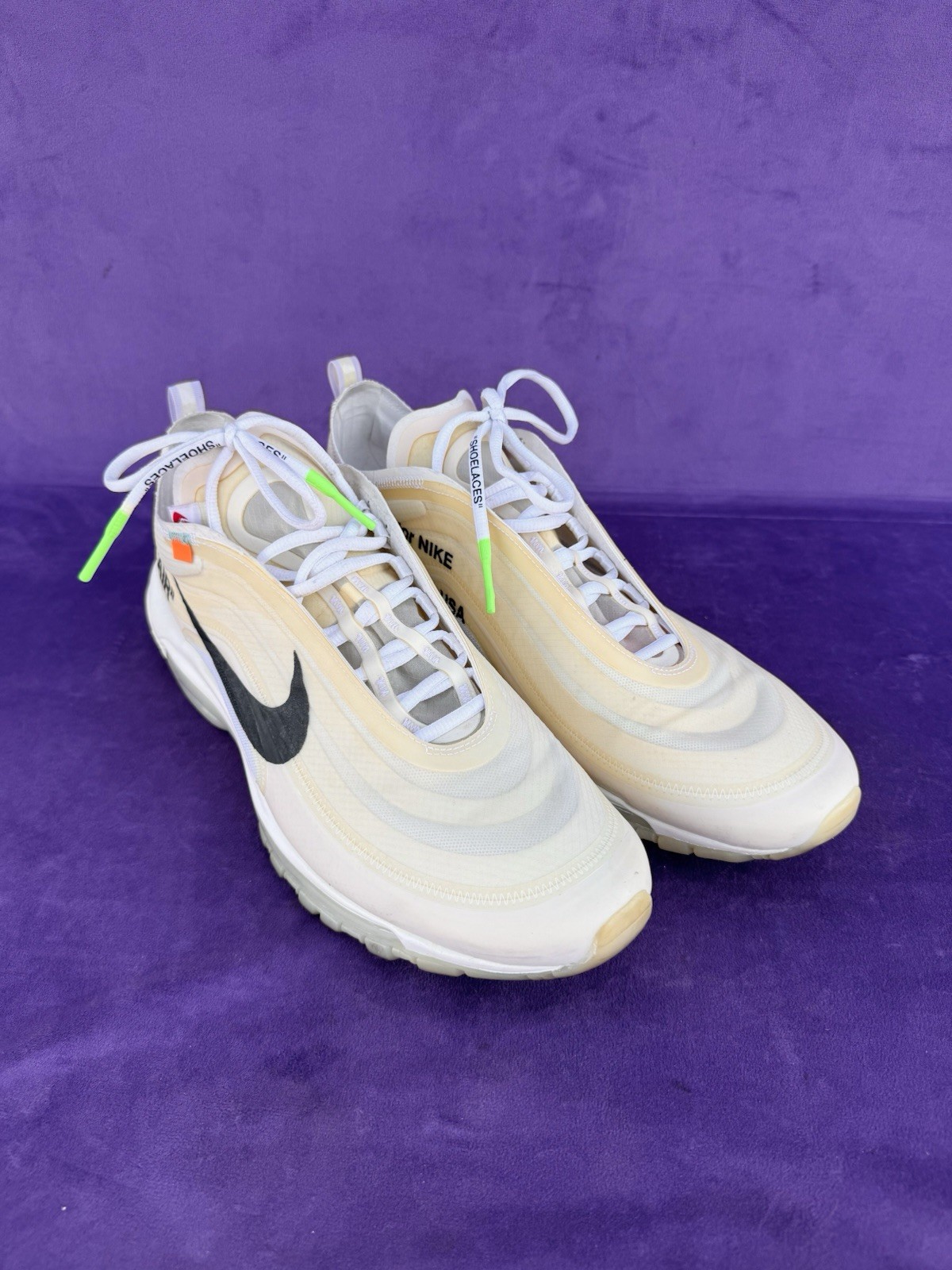 OFF WHITE X NIKE Taglia 13 Nike Off White x Air Max 97 OG The Ten