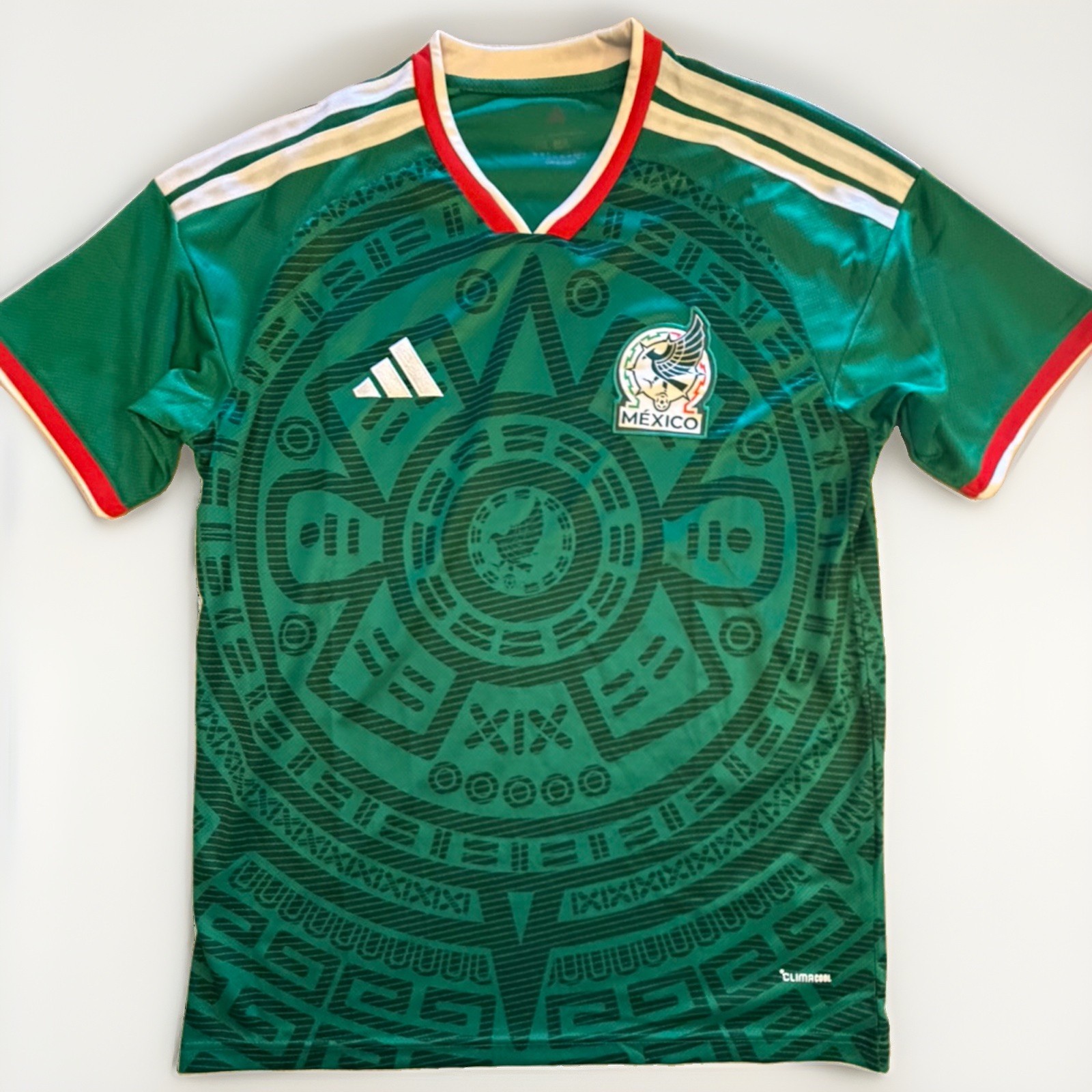 adidas Mexico National Team Men's Green/White/Red Soccer Jersey Size XL