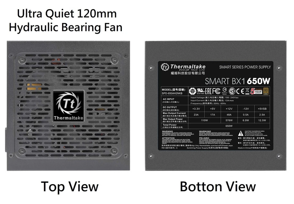 Smart BX1 650W Bronze SLI/ CrossFire Ready Continuous Power ATX12V V2.3/ EPS ... - Image 2 of 4