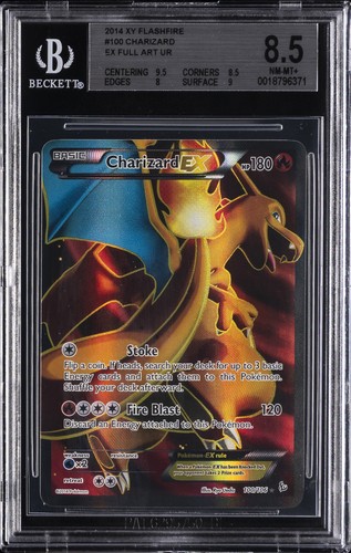 Charizard-EX graded BGS 8.5 for sale on eBay