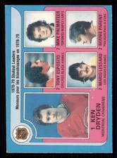 1979-80 OPC #8 Ken Dryden/Tony Esposito/Mario Lessard/Palmateer/Bernie Parent
