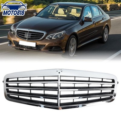 Sportgrill Kühlergrill Vorne für Mercedes Benz W212 E-Klasse 2009-2013 chrom