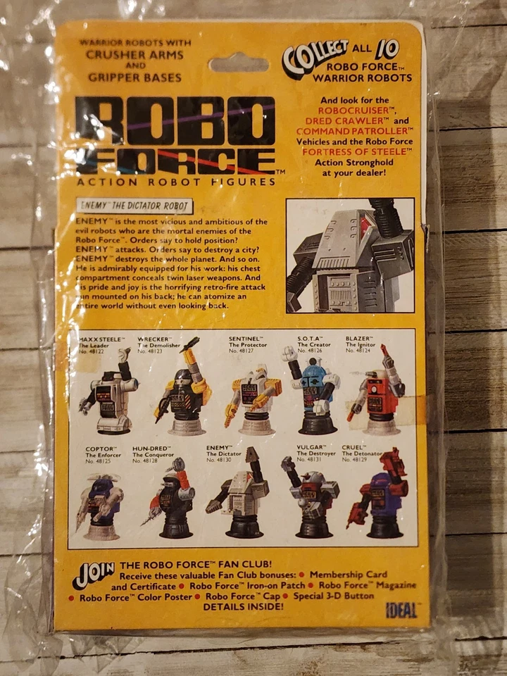 Robot de acción Robo Force 1984 de colección ¡Enemigo sellado! Foto 4 de 4