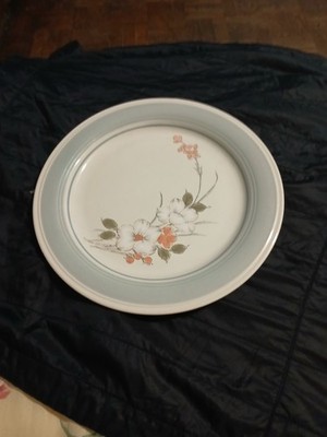 Impressions by Daniele Riverside Blue Mist GENUINE STONEWARE 4 Dessert Plates