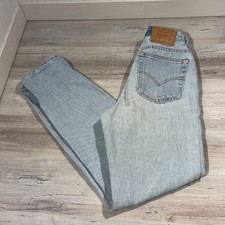 VTG USA 90s Levi's 512 Slim Fit Tapered Leg Jeans Medium Wash High Waist 12RL