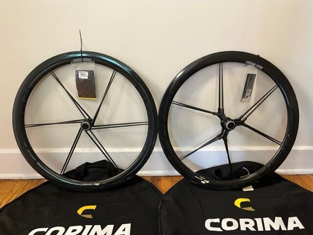 CORIMA MCC WS+ DX DISC 47mm Tubular Ceramic Pair Carbon CORIMA MCC WS+ DX DISC 47mm Tubular Ceramic Pair Carbon