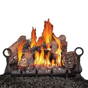 Napoleon Fiberglow 18 Inch Vented Logs For Natural Gas Fireplace