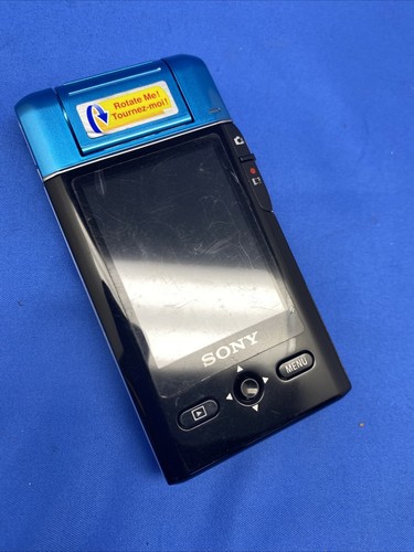 Blue Sony Bloggie USB 1080 HD camcorder/camera Model MHS-PM5 4GB - Picture 5 of 6