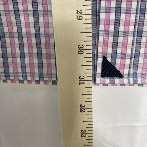 UNTUCKit Wrinkle Free Pink Blue & White Button Up Long Sleeve Shirt XXL 2XL - Picture 7 of 10