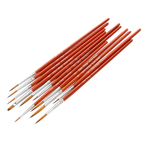 Oil Paint Brushes Line Paint Brush Watercolor Paint Brushes Mixed Media Brushes - Picture 4 of 11