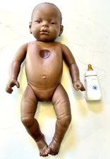 RealCare Baby Think It Over G6 Black African American Female With Bottle Only