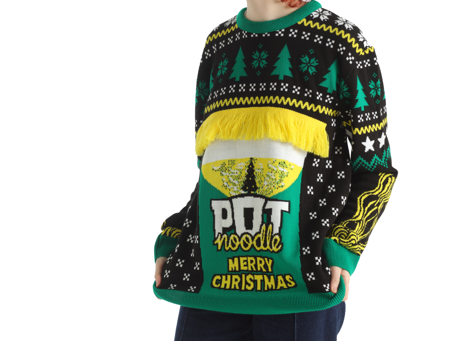 Pot Noodle® Official Knitted Christmas Jumper Novelty Christmas