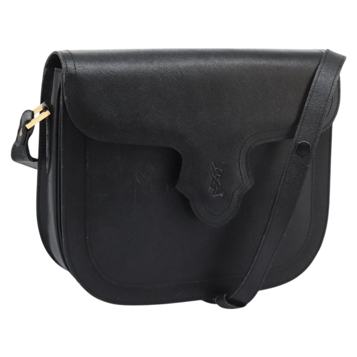 Borsa a tracolla SAINT LAURENT pelle nero oro originale BD372