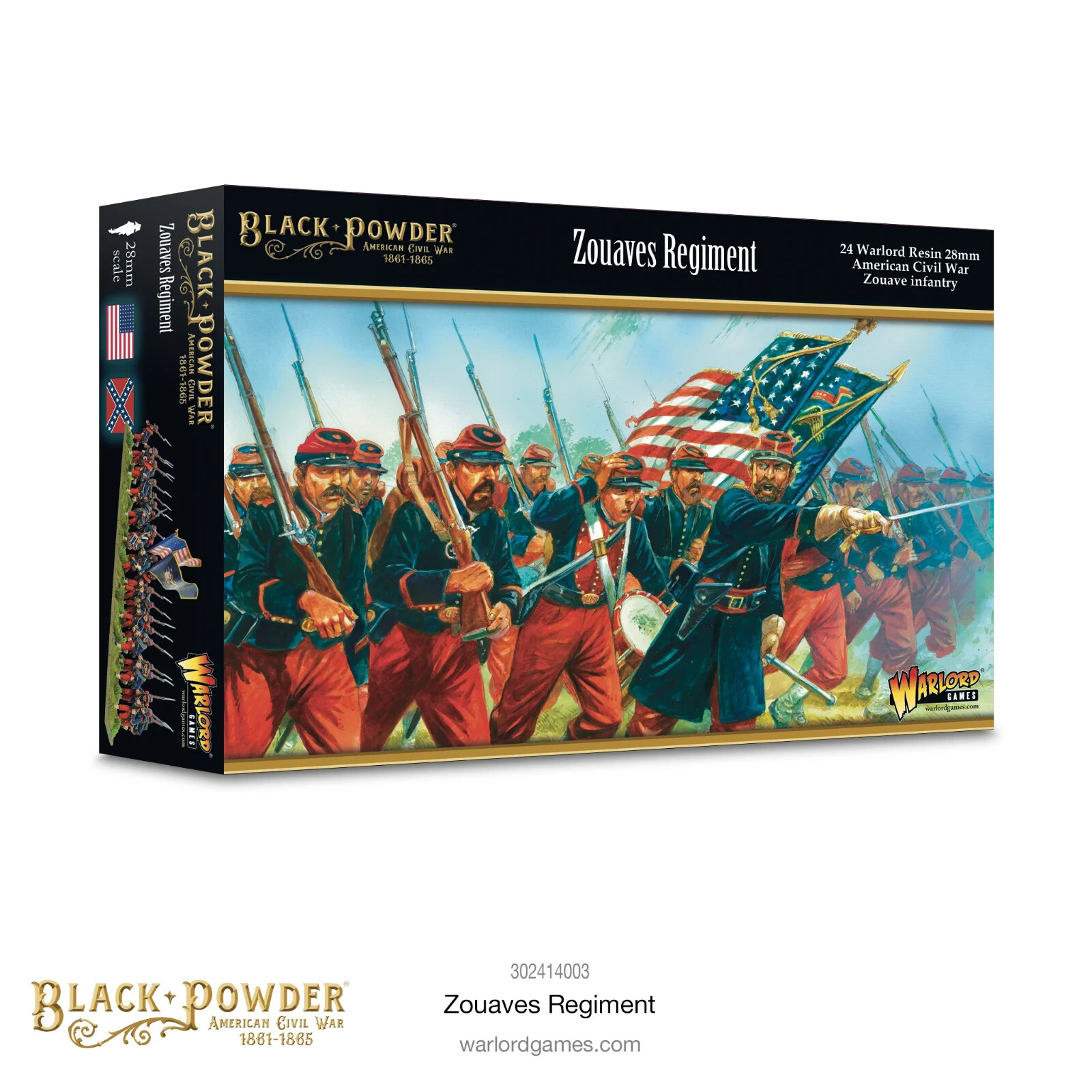 American Civil War Zouaves Regiment - Warlord Games Black Powder Miniatures