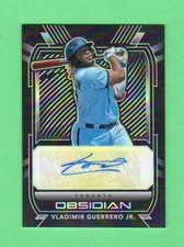 2021 Panini Chronicles Obsidian Vladimir Guerrero Auto 2/5  Mint
