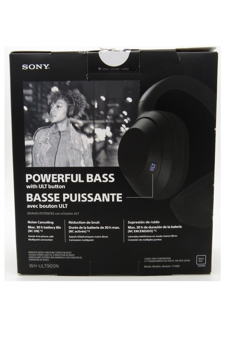 Sony ULT WEAR 900N Over-Ear Noise Cancelling Bluetooth Headphones