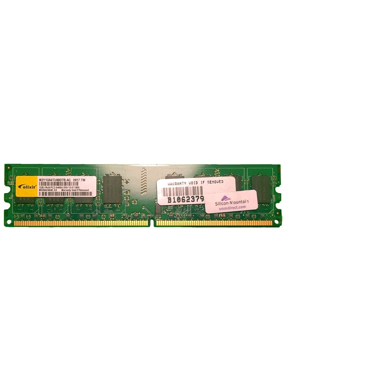 Elixir 256MB PC2100 DDR-266 1 GB DIMM Computer Memory (RAM)