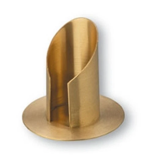 Kerzenständer BUTZON & BERCKER Taufe Kommunion Modern Elegant Gold Rund 90/40mm