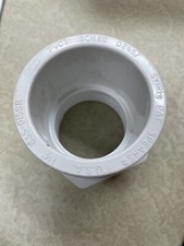 1 1/2" SCH80 PVC SPEARS BANDED FITTING ADAPTER 835-015SR- WHITE