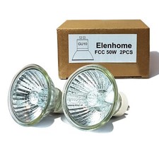 Elenhome 120v 50W GU10 Bulb for Candle Warmer Lamp, 2pcs gu10 c Gu10-2