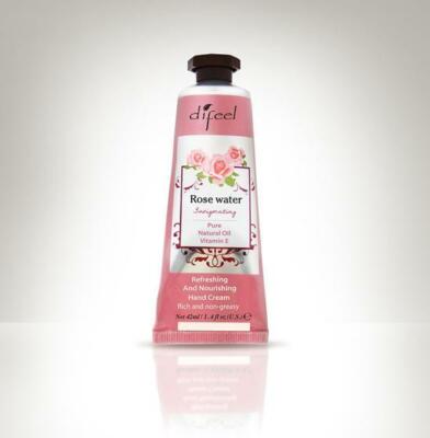 Difeel Luxury Moisturizing Hand Cream - Rosewater 1.4 oz.