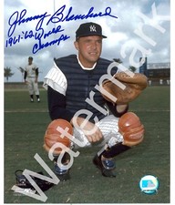 Johnny Blanchard  New York Yankees 8x10 Auto Signed MLB Baseball Photo (E)