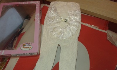 Collant bambina ricamato pizzo battesimo | eBay