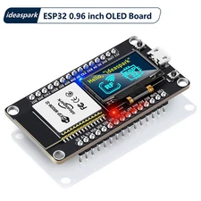 ideaspark® ESP32 Development Board with 0.96 Inch OLED Display,CH340,WiFi+BLE