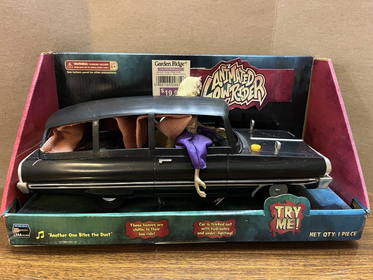 Gemmy Animated Low Rider Haul'n Hearse Grim Reaper Homies Car