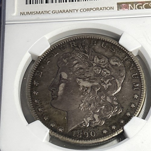 1890 CC Morgan Silver Dollar NGC XF-40 XF40 - Picture 14 of 17