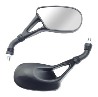 Open Box Bike-It Aero Universal Black Mirrors With 10mm Thread