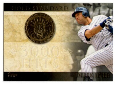 2012 Topps Gold Standard #GS20 Derek Jeter ~ NY Yankees!   ''3000 Hit Club''  